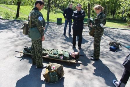 Соревнования санитарных команд